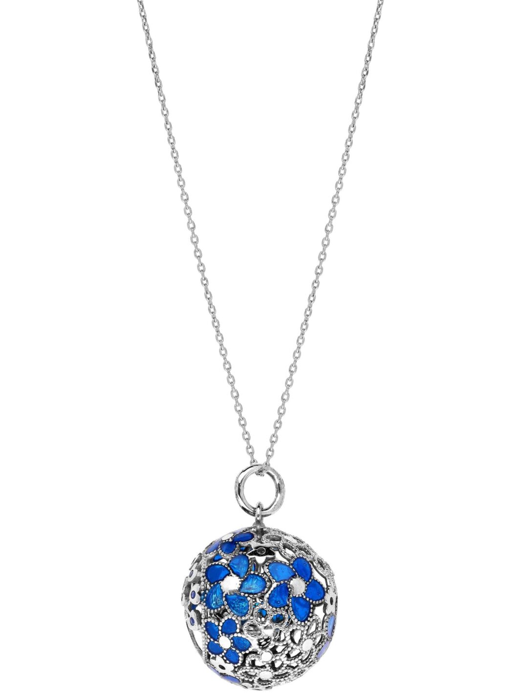 COLLIER BOLA ARGENT