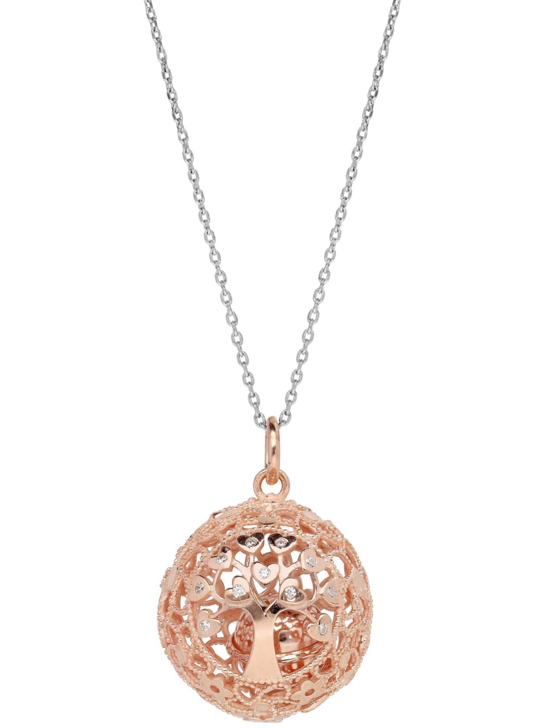 COLLIER BOLA ARGENT