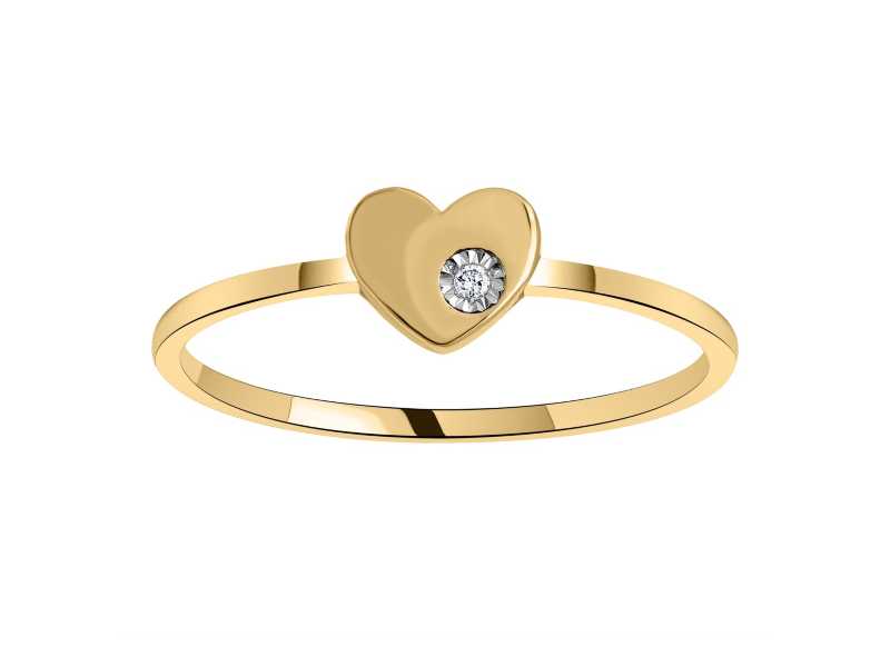 BAGUE OR DIAMANT
