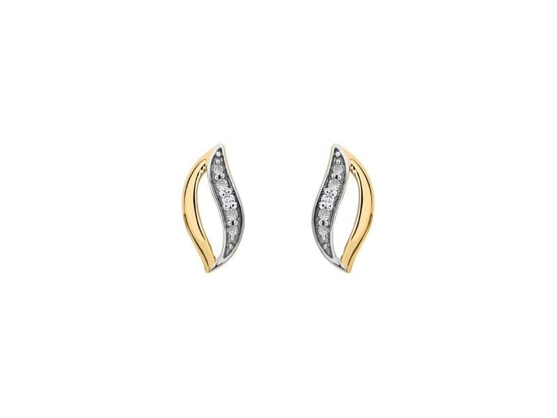 BOUCLES D'OREILLES OR DIAMANTS