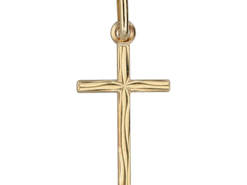 CROIX PLAQUE OR