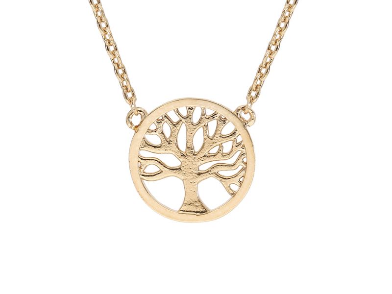 COLLIER PLAQUE OR