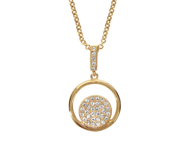 COLLIER PLAQUE OR