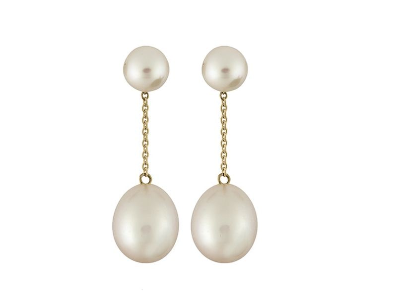 BOUCLES D'OREILLES OR PERLES
