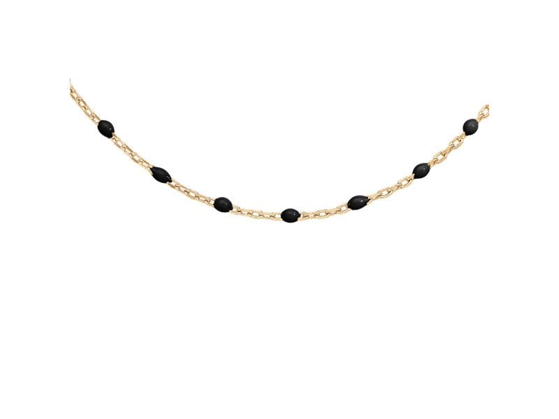 COLLIER ARGENT/DORURE JAUNE