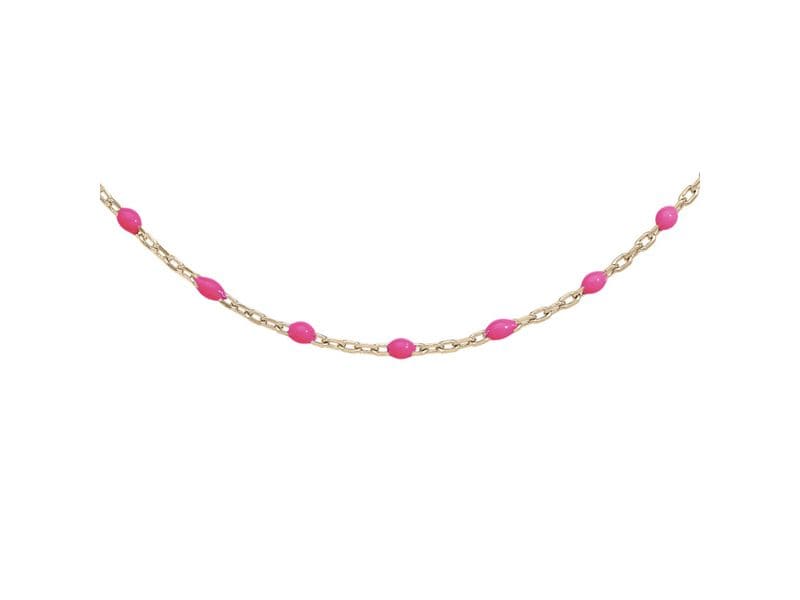 COLLIER ARGENT/DORURE JAUNE