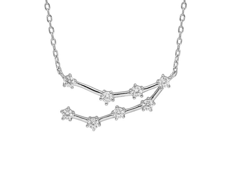 COLLIER ARGENT CONSTELLATION CAPRICORNE