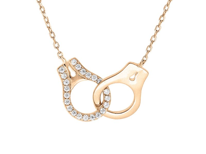 COLLIER PLAQUE OR