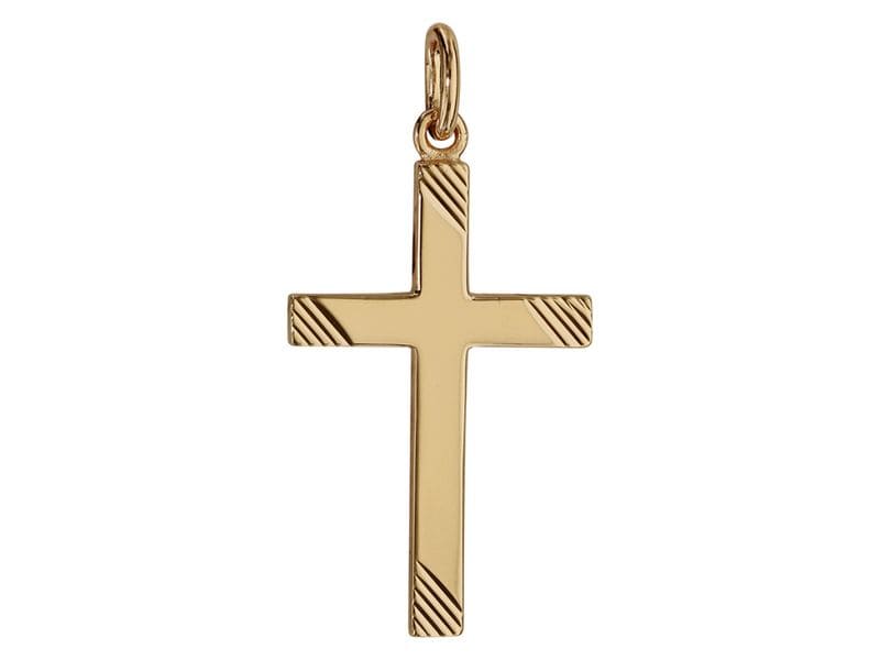 CROIX PLAQUE OR