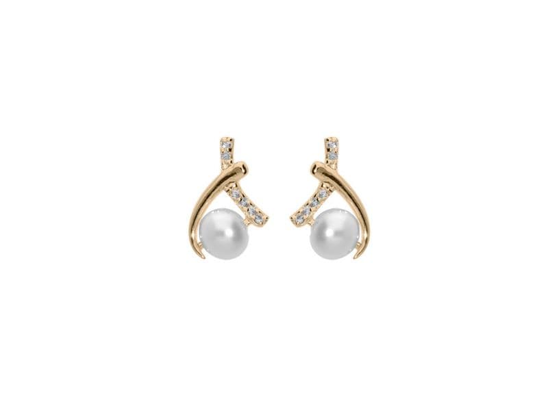BOUCLES D'OREILLES PLAQUE OR