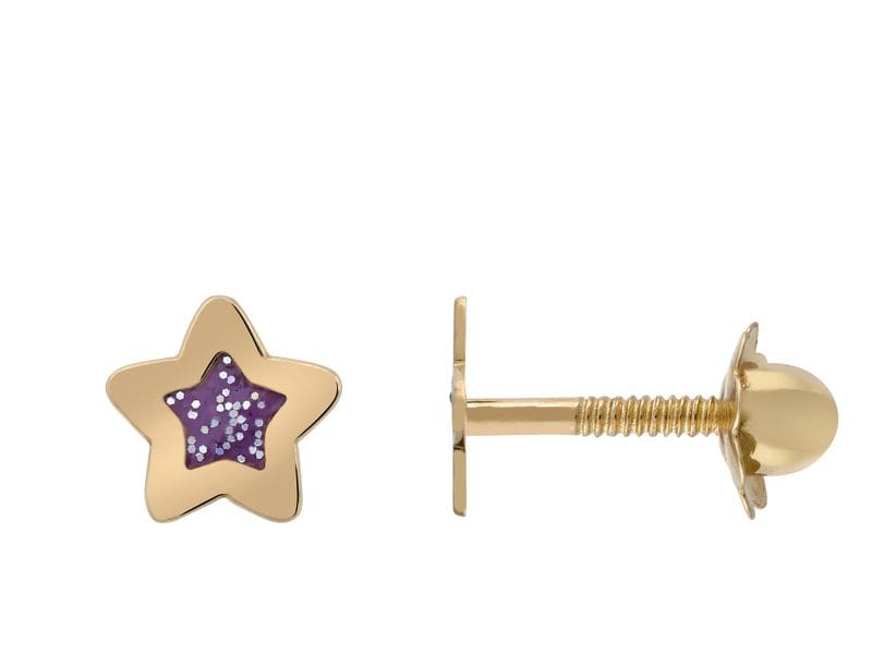 BOUCLES D'OREILLES ENFANT OR