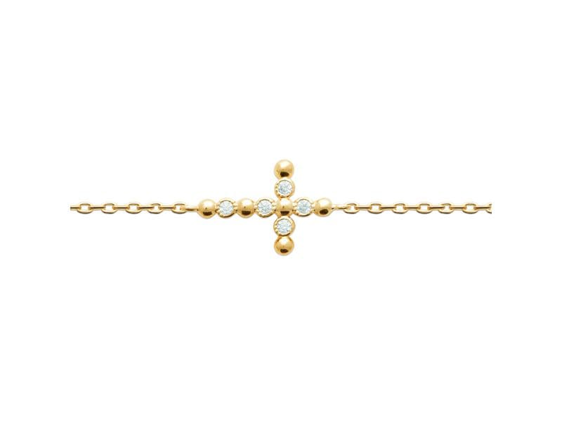 BRACELET PLAQUE OR