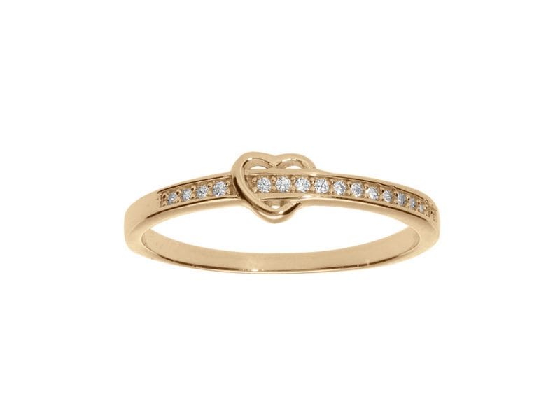 BAGUE PLAQUE OR