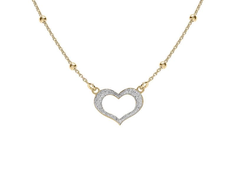 COLLIER ARGENT/DORURE JAUNE