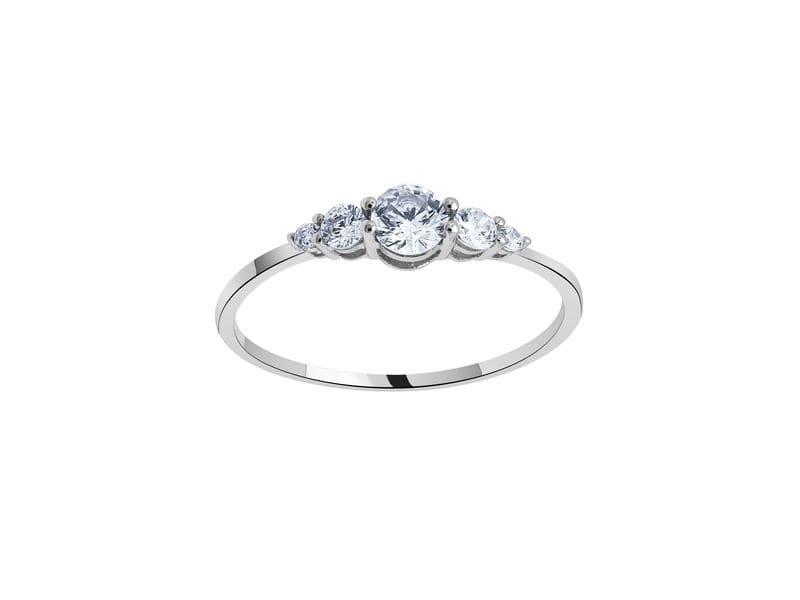 BAGUE OR OXYDES DE ZIRCONIUM
