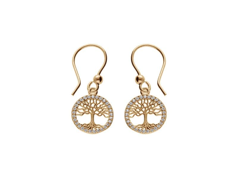 BOUCLES D'OREILLES PLAQUE OR