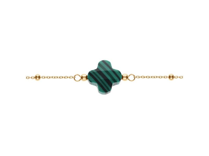 BRACELET ARGENT/DORURE JAUNE