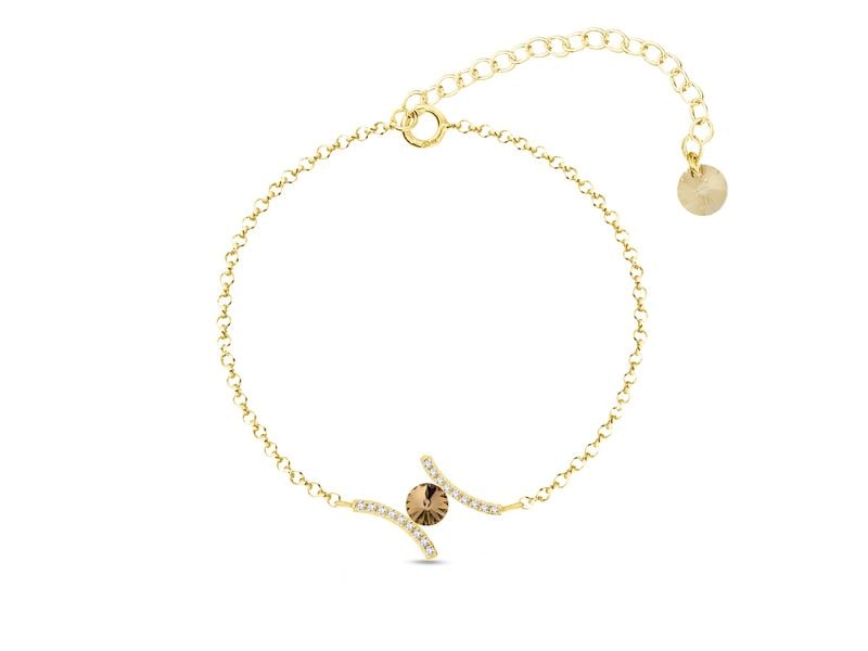 BRACELET PLAQUE OR