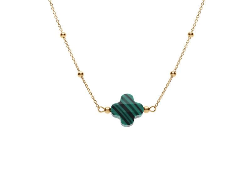 COLLIER ARGENT/DORURE JAUNE