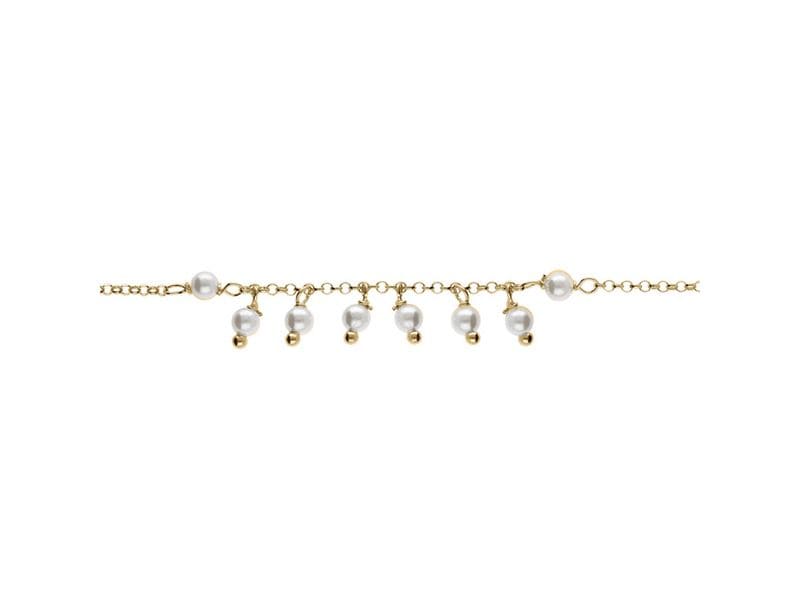BRACELET ARGENT DORURE JAUNE