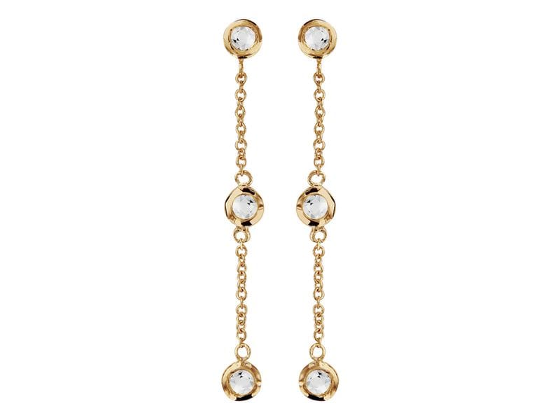 BOUCLES D'OREILLES PLAQUE OR