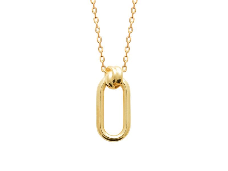 COLLIER PLAQUE OR