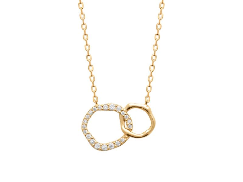 COLLIER PLAQUE OR