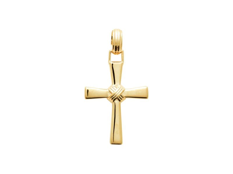 CROIX PLAQUE OR