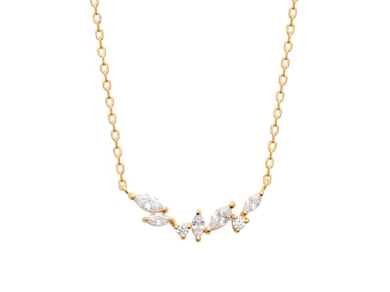 COLLIER PLAQUE OR