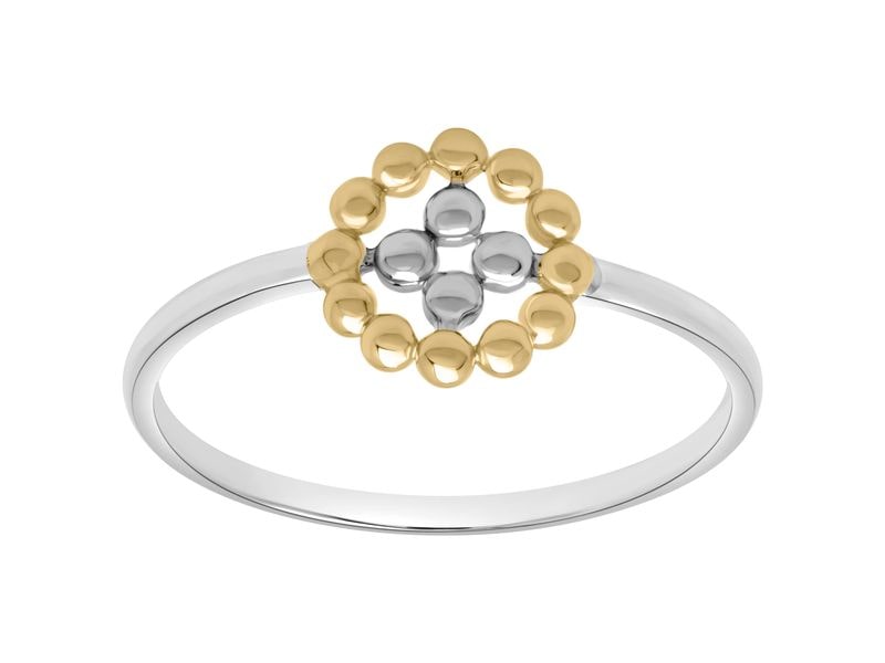 BAGUE ARGENT ET OR