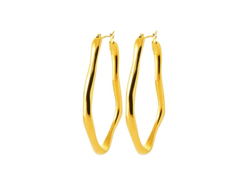 BOUCLES D'OREILLES ACIER FEMME