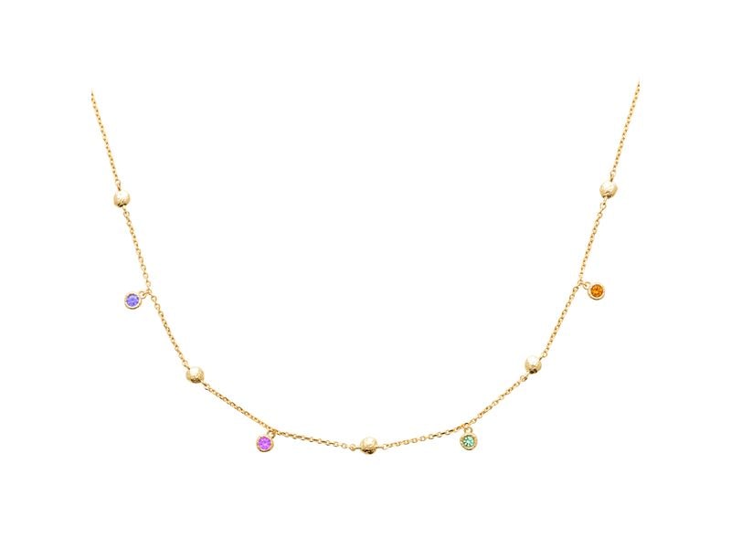 COLLIER PLAQUE OR