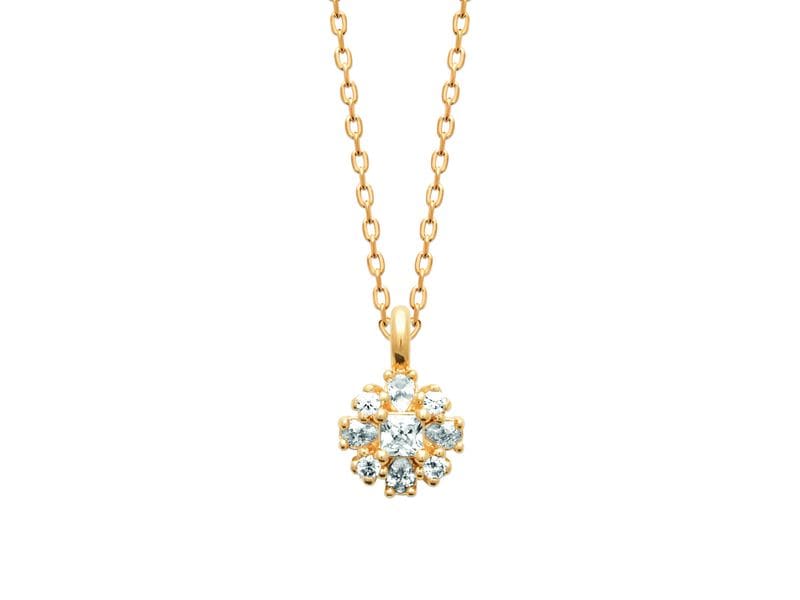 COLLIER PLAQUE OR
