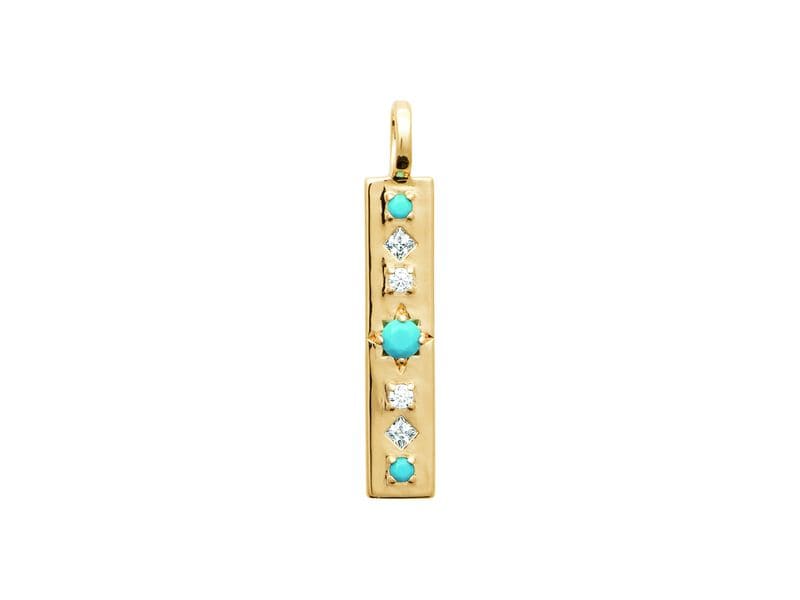 PENDENTIF PLAQUE OR