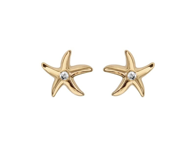 BOUCLES D'OREILLES PLAQUE OR