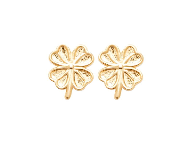 BOUCLES D'OREILLES PLAQUE OR