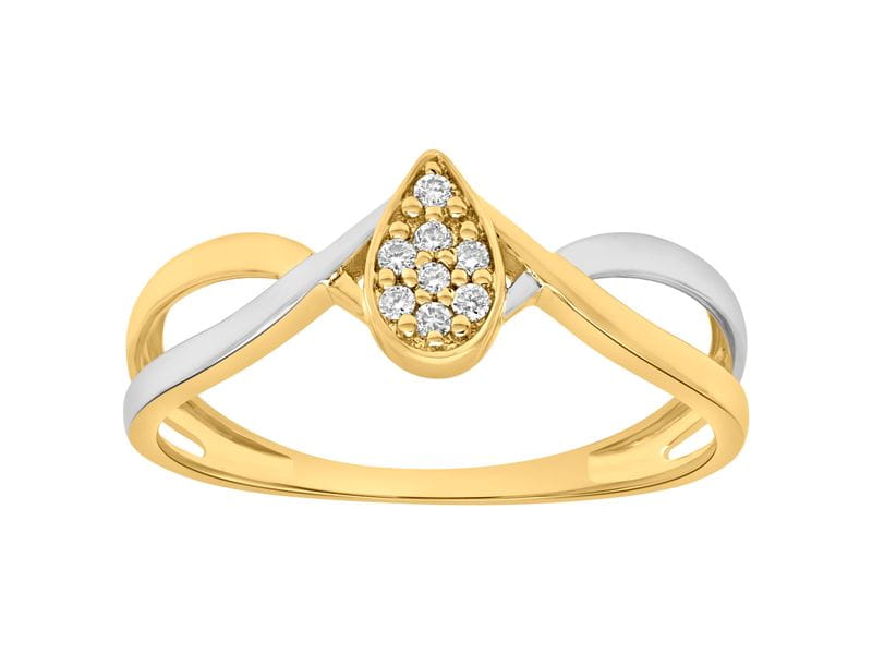 BAGUE OR DIAMANTS