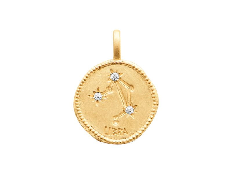 PENDENTIF ZODIAQUE PLAQUE OR