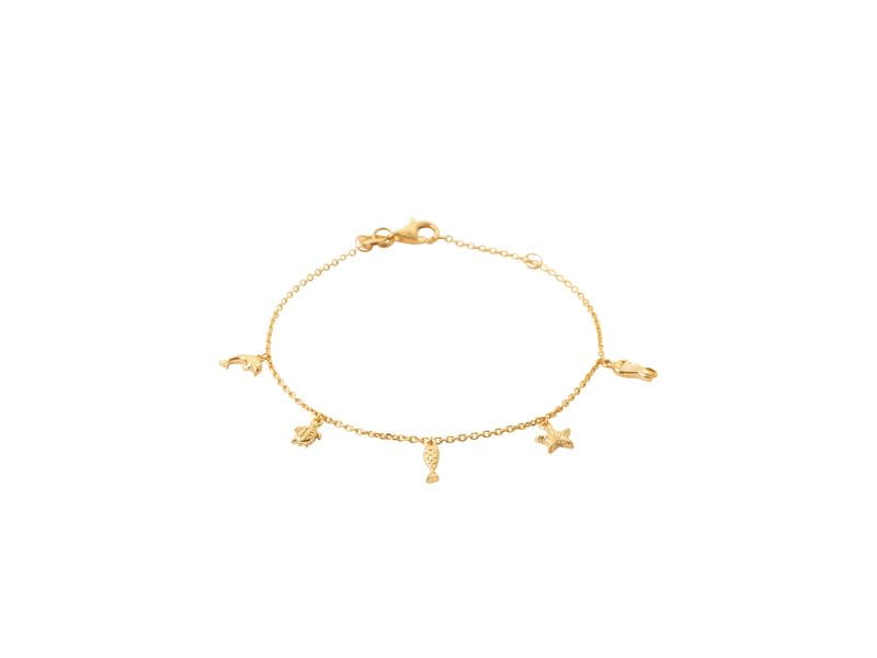 BRACELET PLAQUE OR
