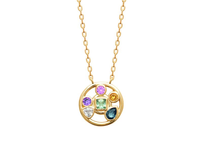 COLLIER PLAQUE OR
