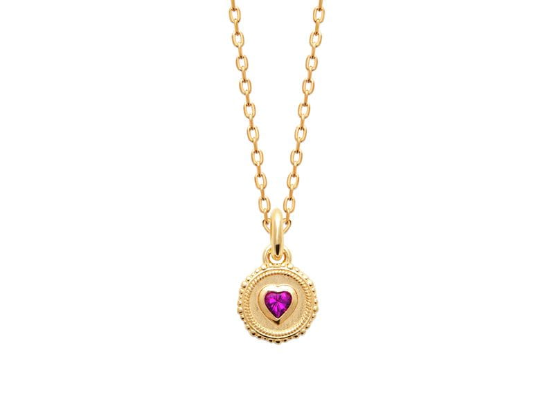 COLLIER PLAQUE OR
