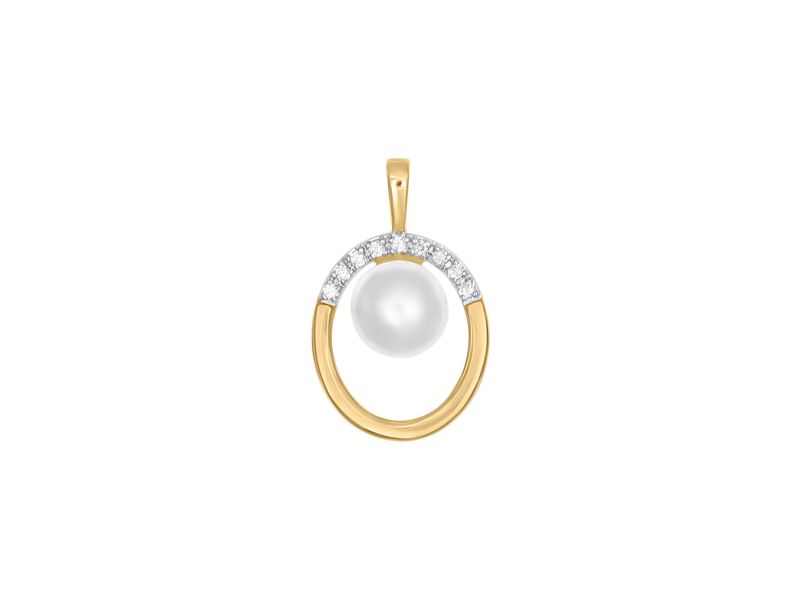 PENDENTIF OR PERLE
